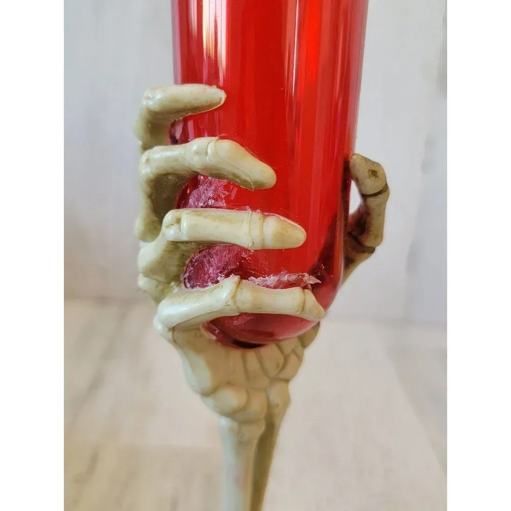 Easter unlimited Halloween skeleton hand champagne‎ flute cup decor